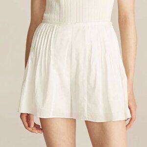 Rebecca Taylor Cotton Voile Short | White